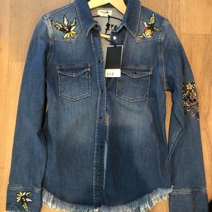 Zadic and Voltaire Brand New Jean Shirt